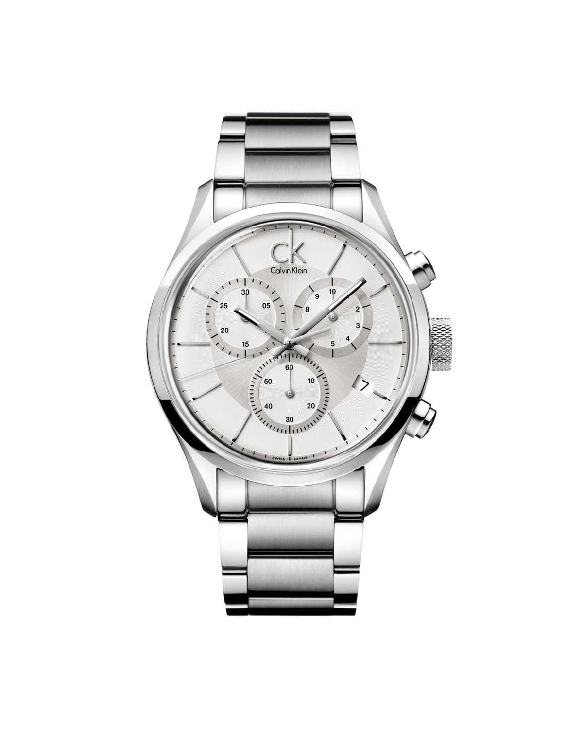 Calvin Klein Chronograph K2H27126 (42mm, Silver-Tone)
