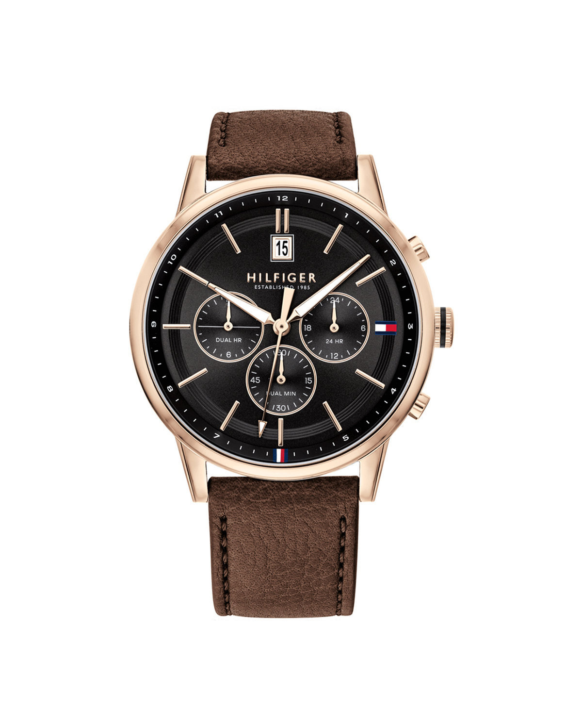 Tommy Hilfiger Kyle — 1791631 (Multi-Dial, Leather Strap)