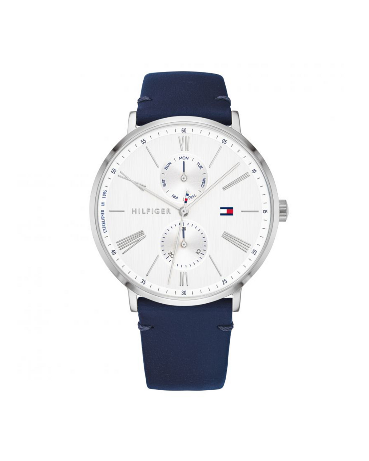 Tommy Hilfiger Jenna 1782072 - white dial stainless steel watch, front view