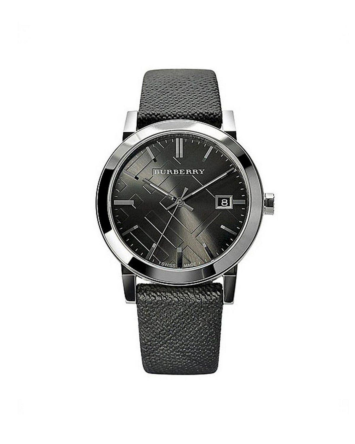 Burberry Large Check BU9024 (38mm, Silver-Tone)