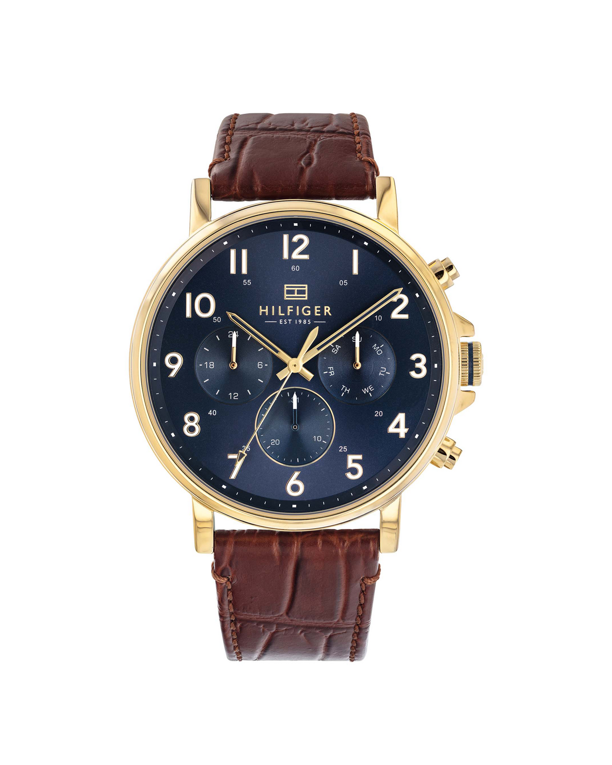 Tommy Hilfiger Daniel 1710380 men's watch with blue dial and stainless steel case