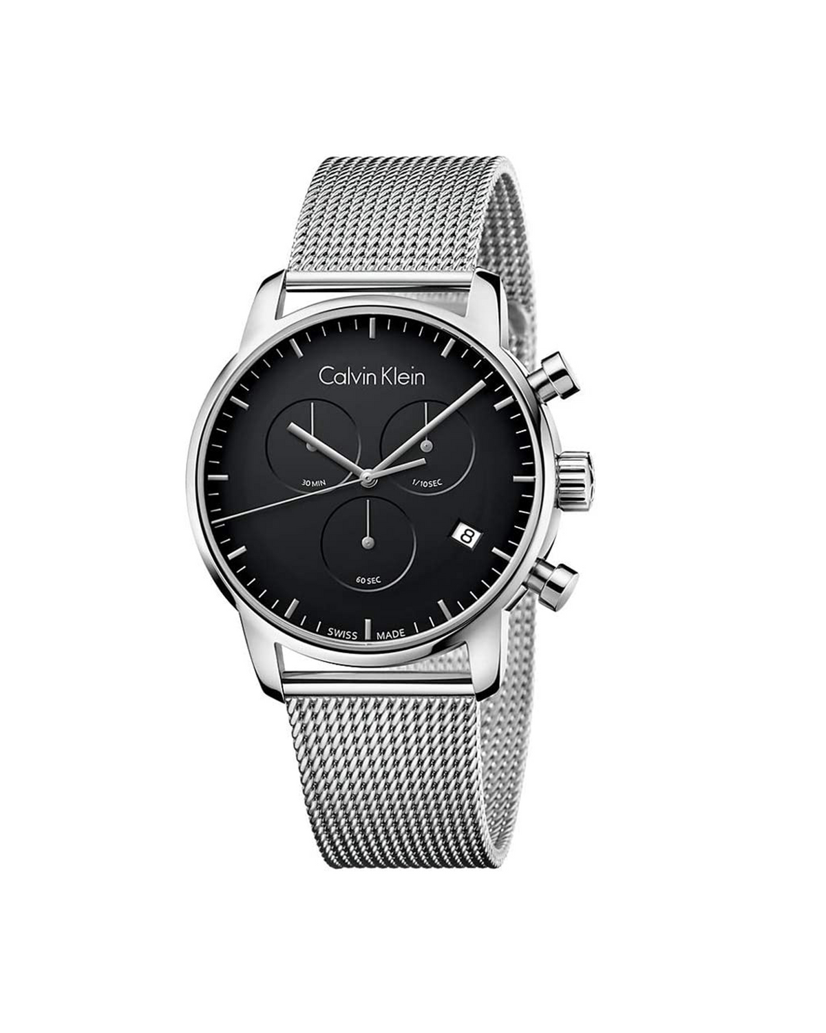 Calvin Klein City K2G27121 (43mm, Silver-Tone)