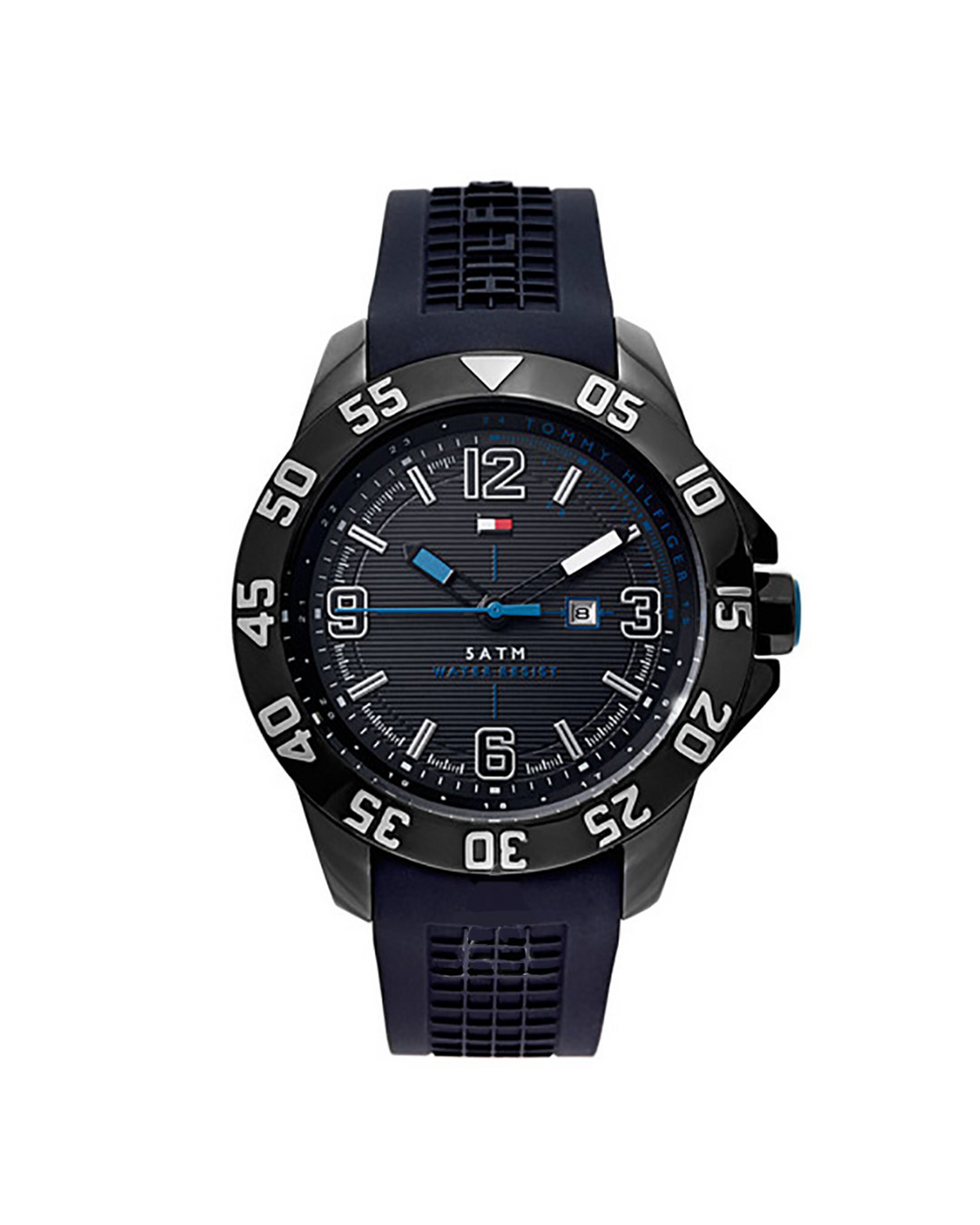 Tommy Hilfiger Cole 1790983 — black ion-plated case with black dial