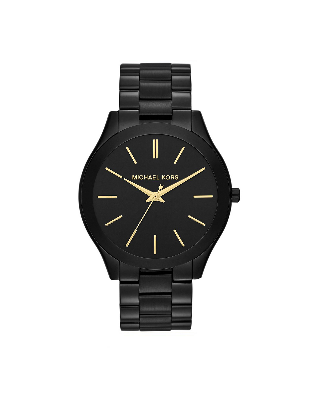 Michael Kors Slim Runway MK3221 black watch front view