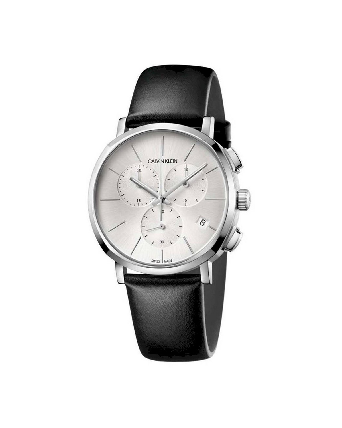 Calvin Klein Posh Chronograph K8Q371C6 (42mm, Silver-Tone)