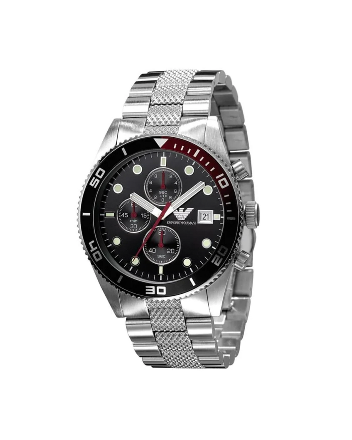 Emporio Armani Chronograph AR5855 (42mm, Silver-Tone)