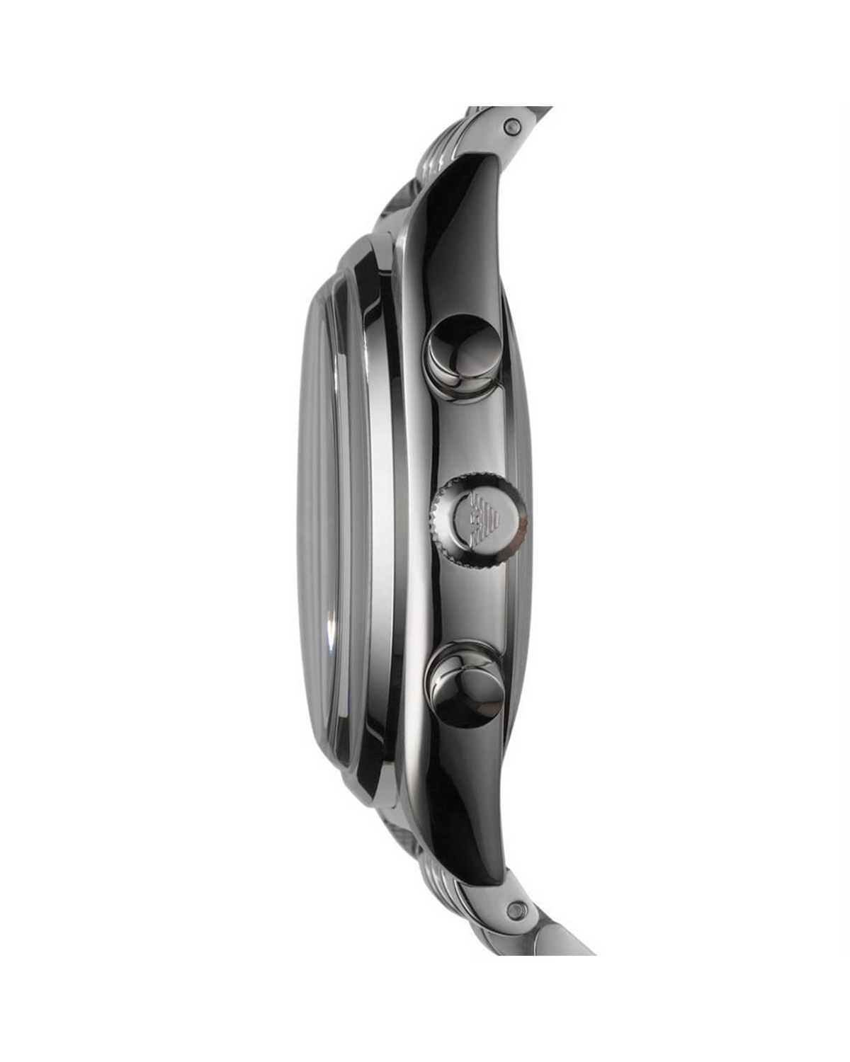 Emporio Armani AR0373 chronograph watch dial close-up