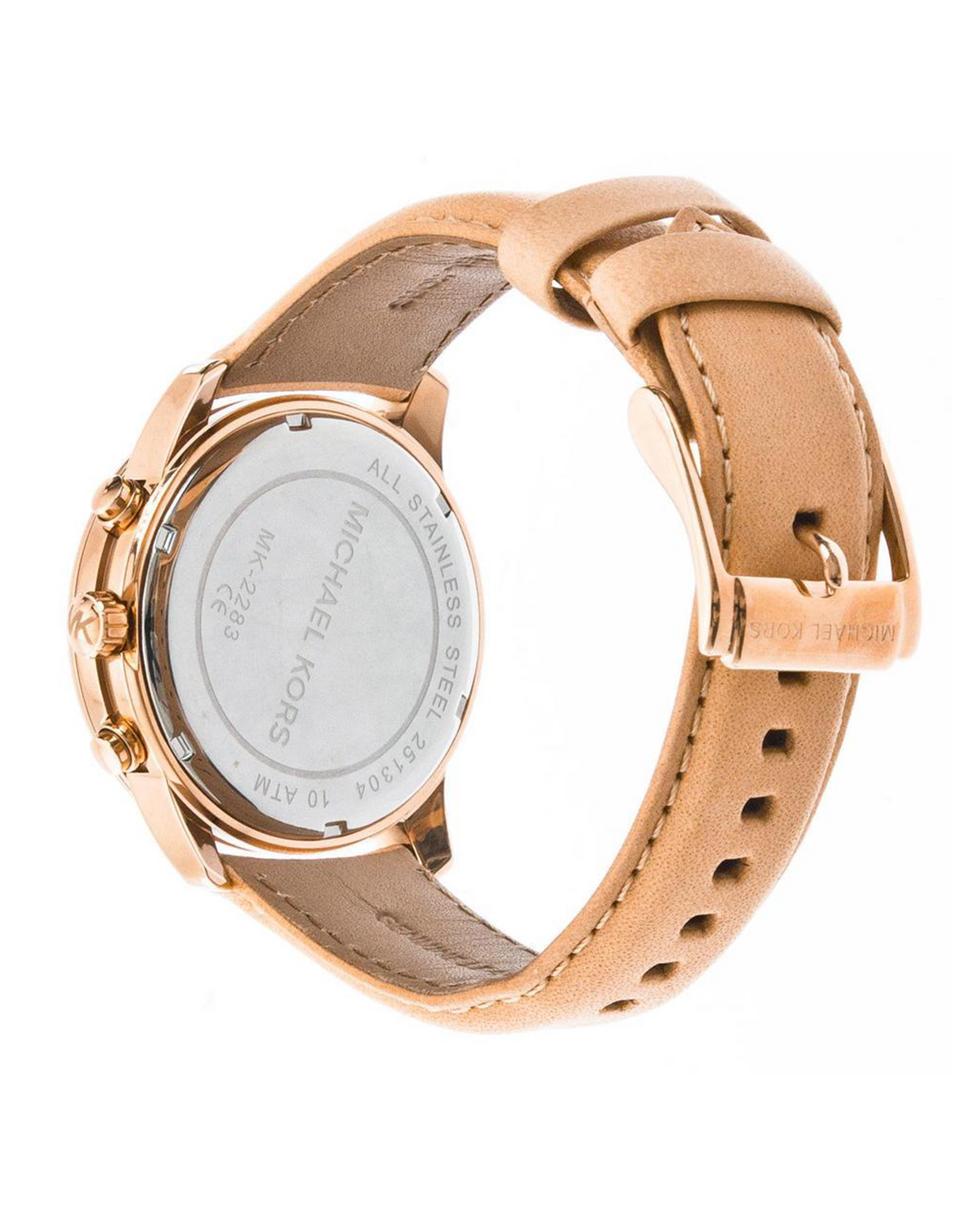 Michael Kors Mercer MK2283 rose gold-tone watch - case detail