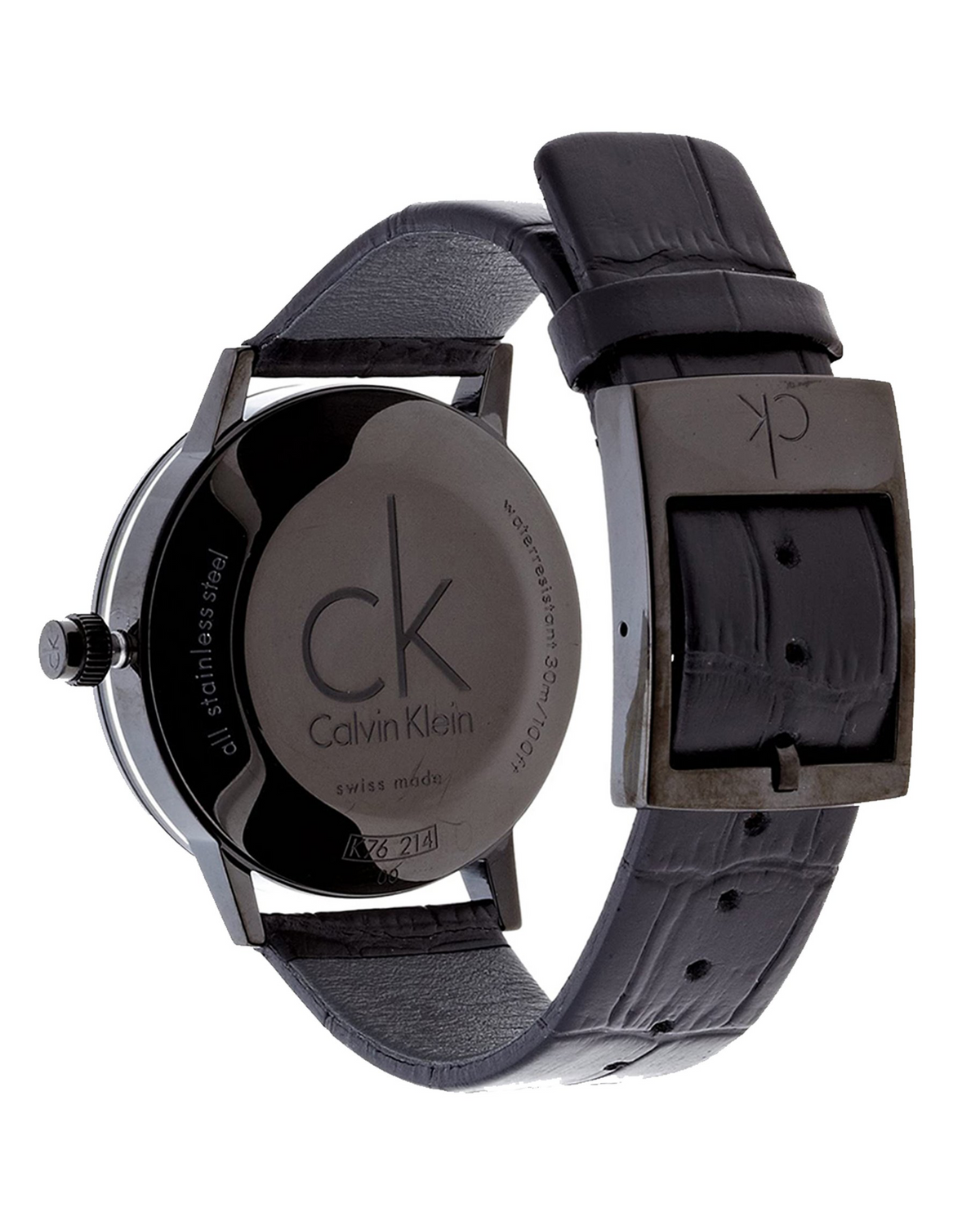 Calvin Klein Post Minimal K7621401 (42mm, Black)