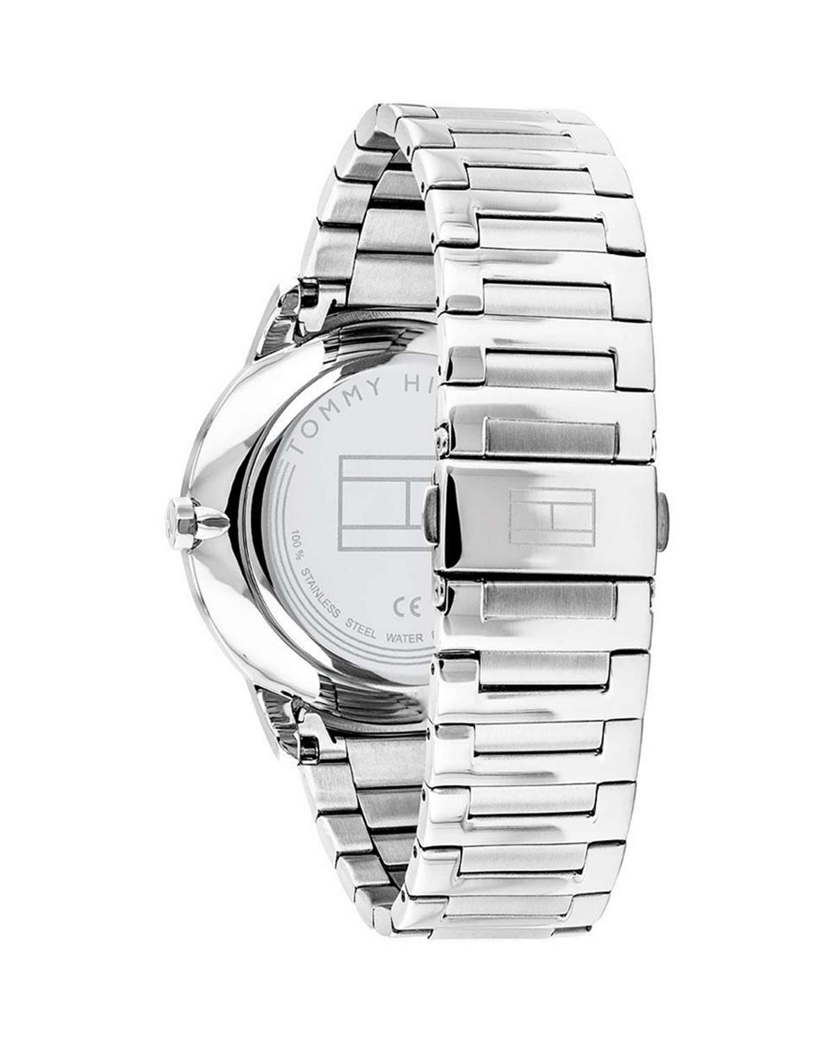 Tommy Hilfiger Hunter 1791608 stainless steel watch with silver dial
