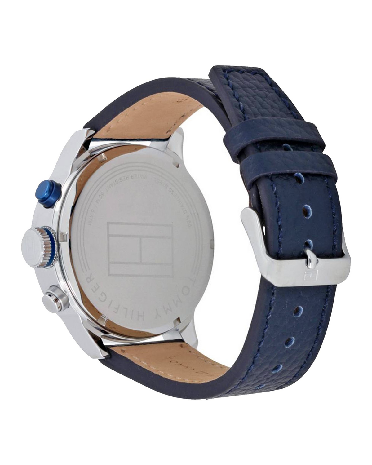 Tommy Hilfiger Jackson 1791240 44mm Silver Dial Calfskin Leather watch - photo 2