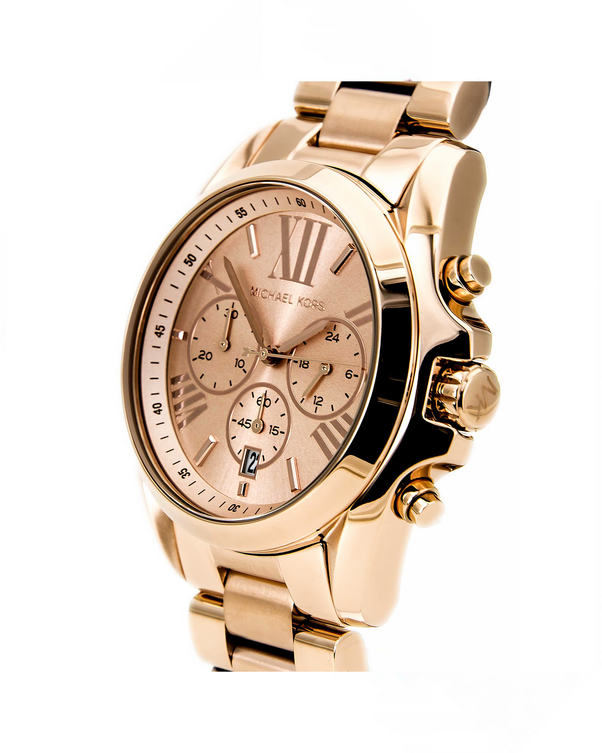 Michael Kors Bradshaw Chronograph MK5503 (43mm, Rose Gold-Tone)