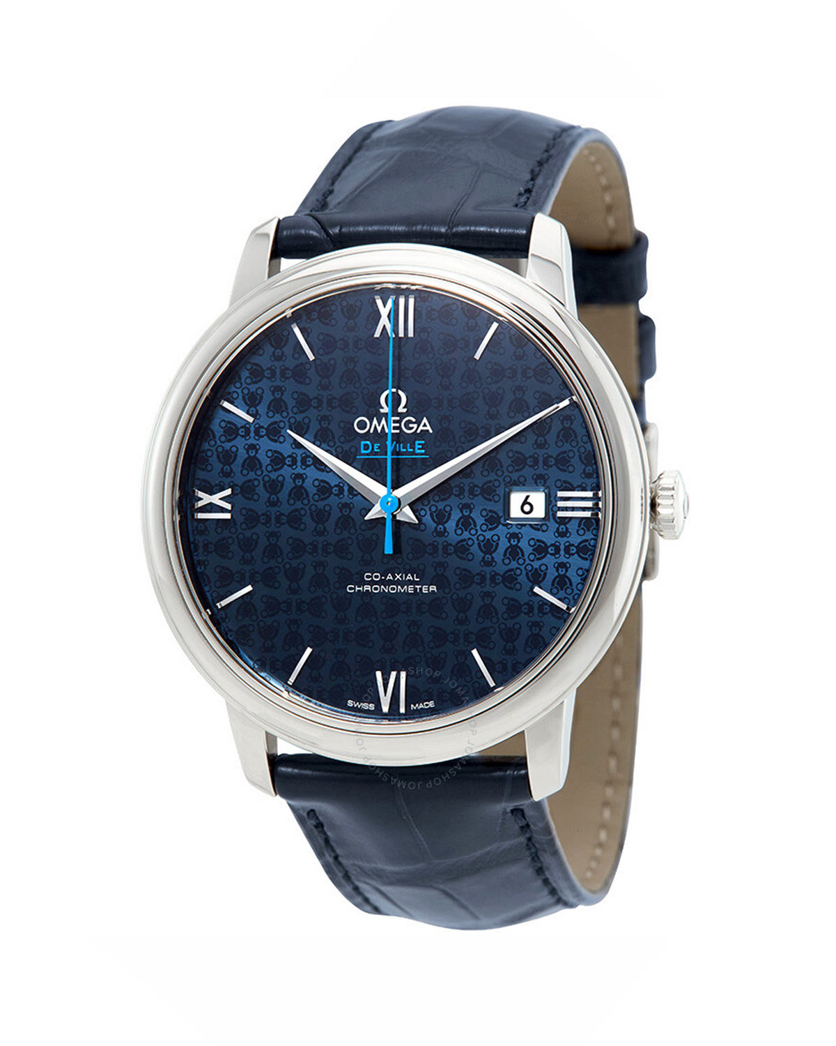 Omega De Ville Prestige Orbis 424.13.40.20.03.003 - case and strap detail