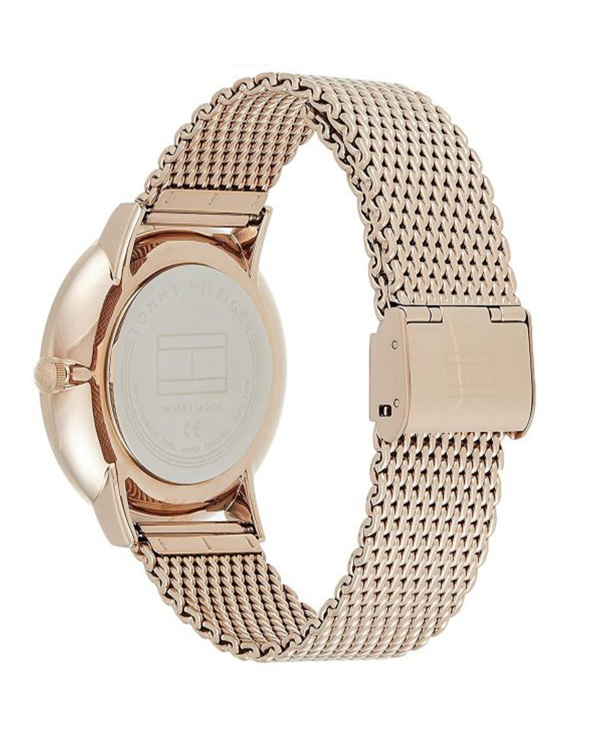 Tommy Hilfiger Brooklyn 1791506 watch with rose-gold dial and stainless steel bracelet