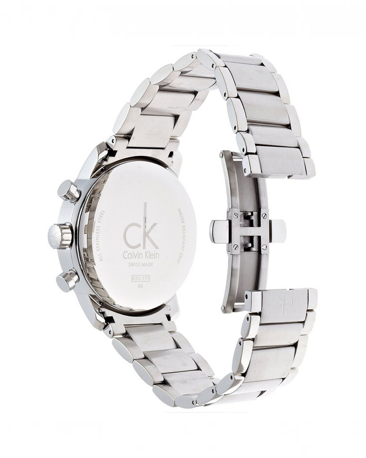 Calvin Klein City Chronograph K2G27146 (43mm, Silver-Tone)