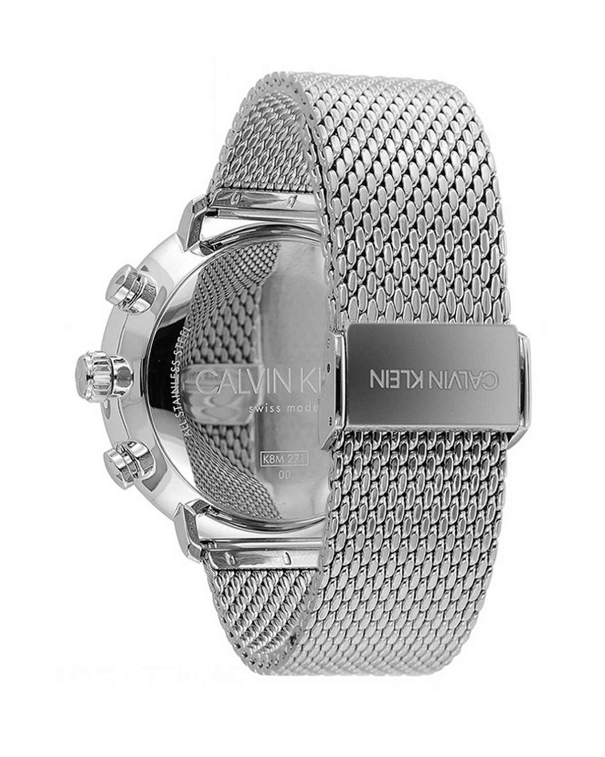 Calvin Klein High Noon K8M27121 (43mm, Silver-Tone)