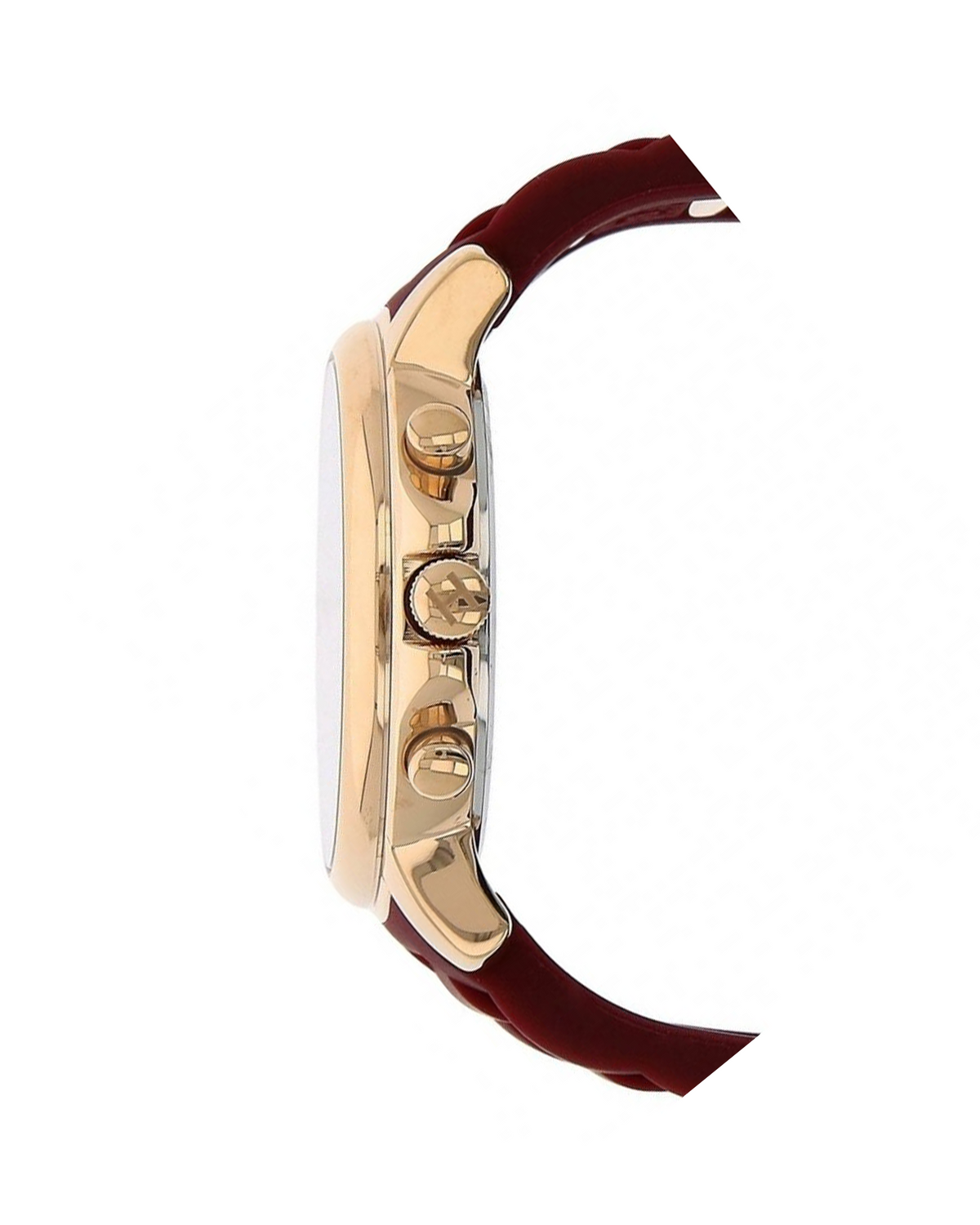 Tommy Hilfiger Claudia 1781744 women's watch with red dial and rubber strap - side view