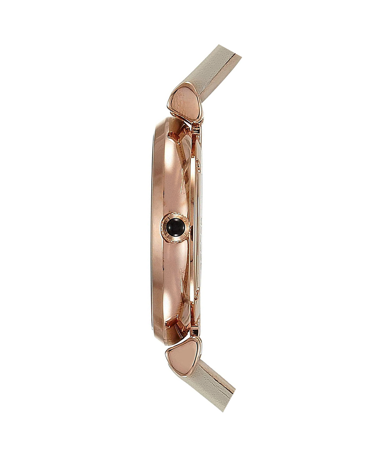 Emporio Armani AR1769 Gianni T-Bar women's watch, rose-gold tone 32mm case, beige leather strap