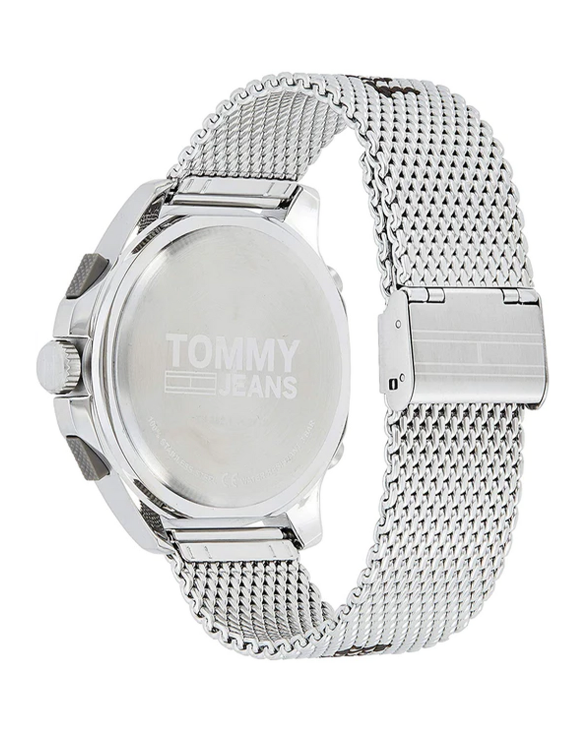 Tommy Hilfiger 1791765 black dial stainless steel watch - side view