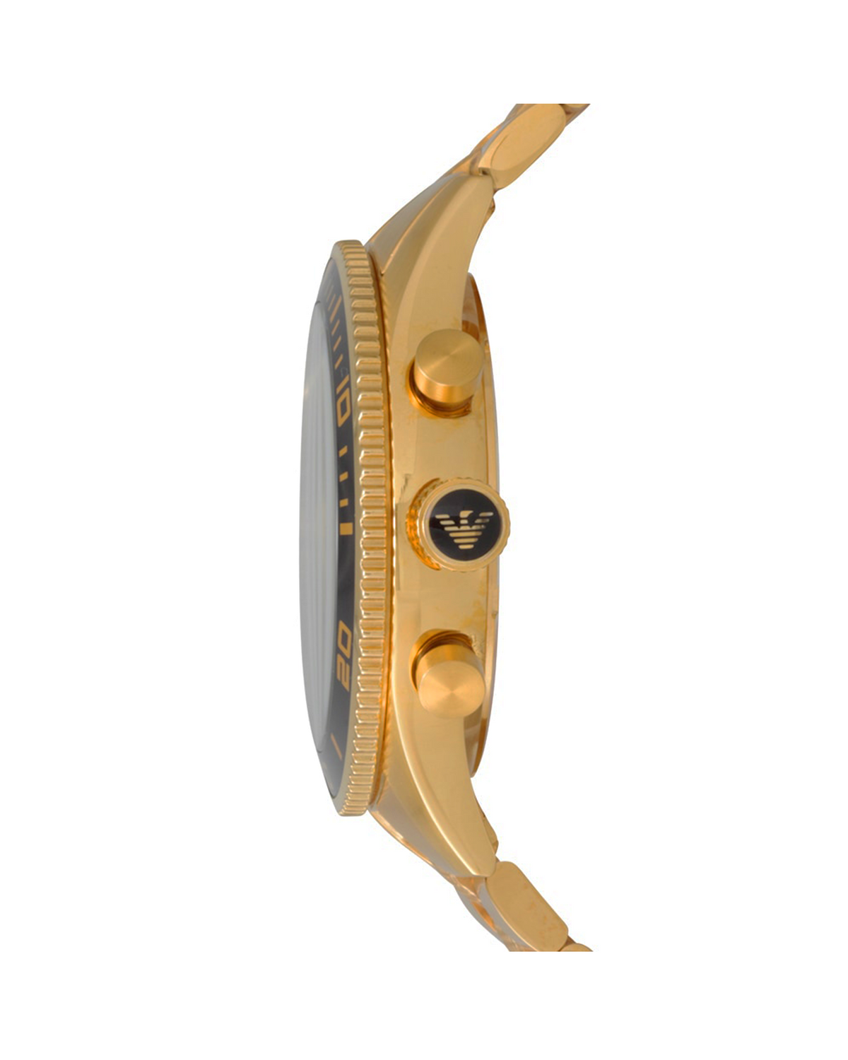 Emporio Armani AR5857 chronograph watch bracelet detail