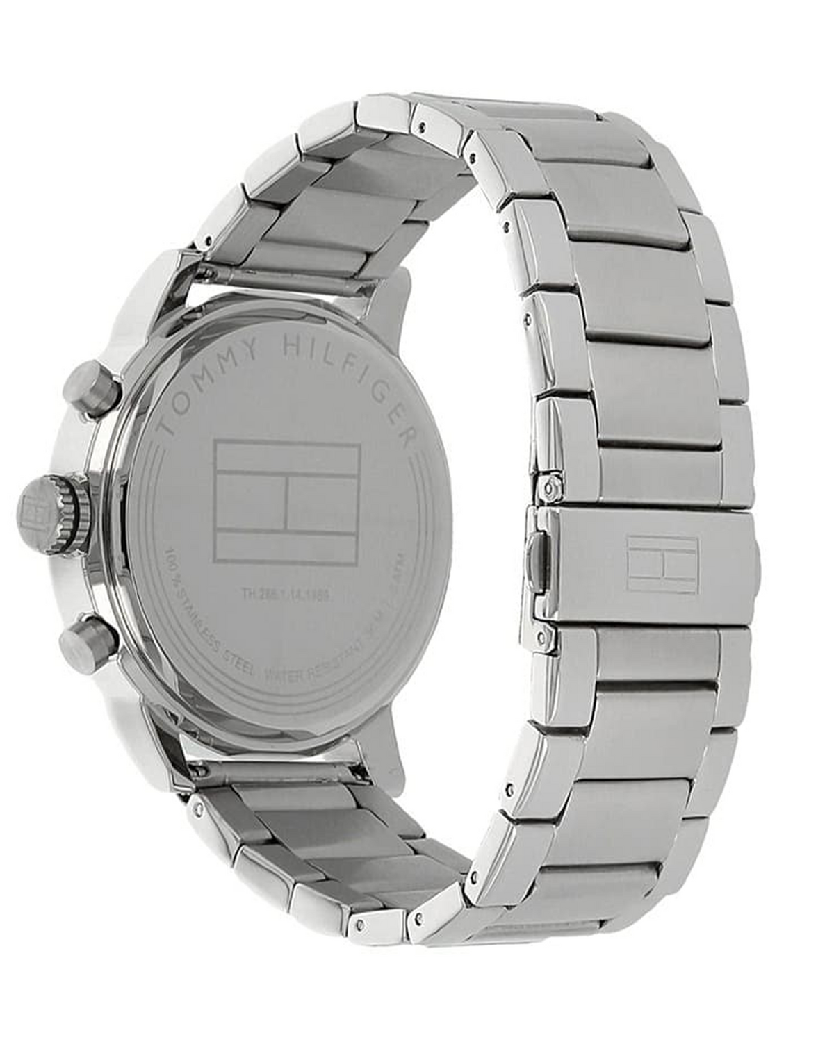 Tommy Hilfiger Jake — 1791234 (Stainless Steel, Silver Dial)