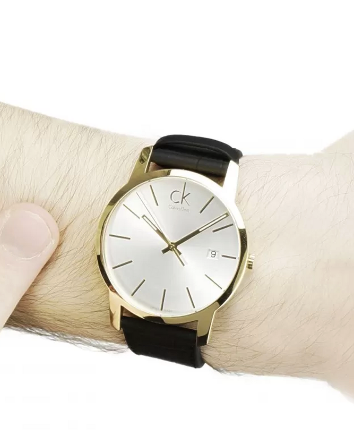 Calvin Klein City K2G2G5C6 (43mm, Gold-Tone)
