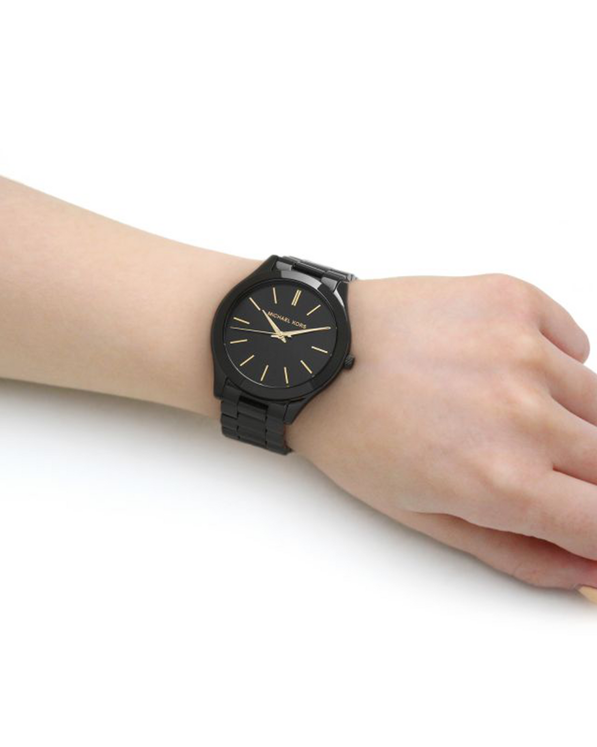Michael Kors Slim Runway MK3221 watch dial detail