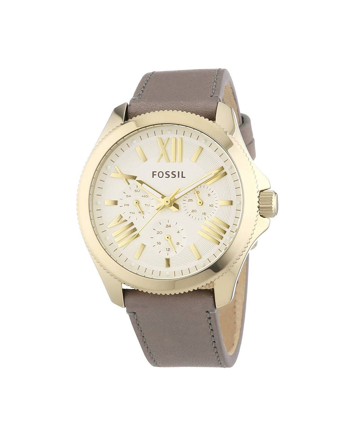 Fossil Cecile AM4529 (40mm, Gold-Tone, Grey Leather)