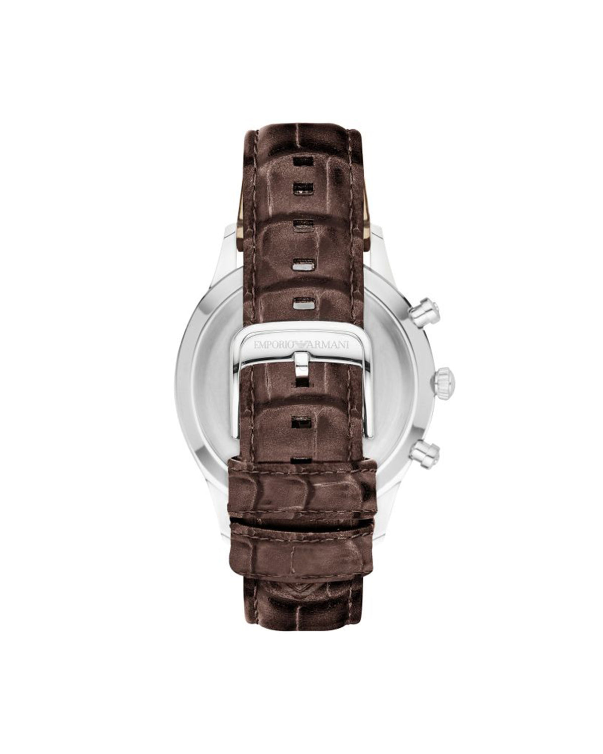 Emporio Armani AR1878 stainless steel cream dial watch, dial detail