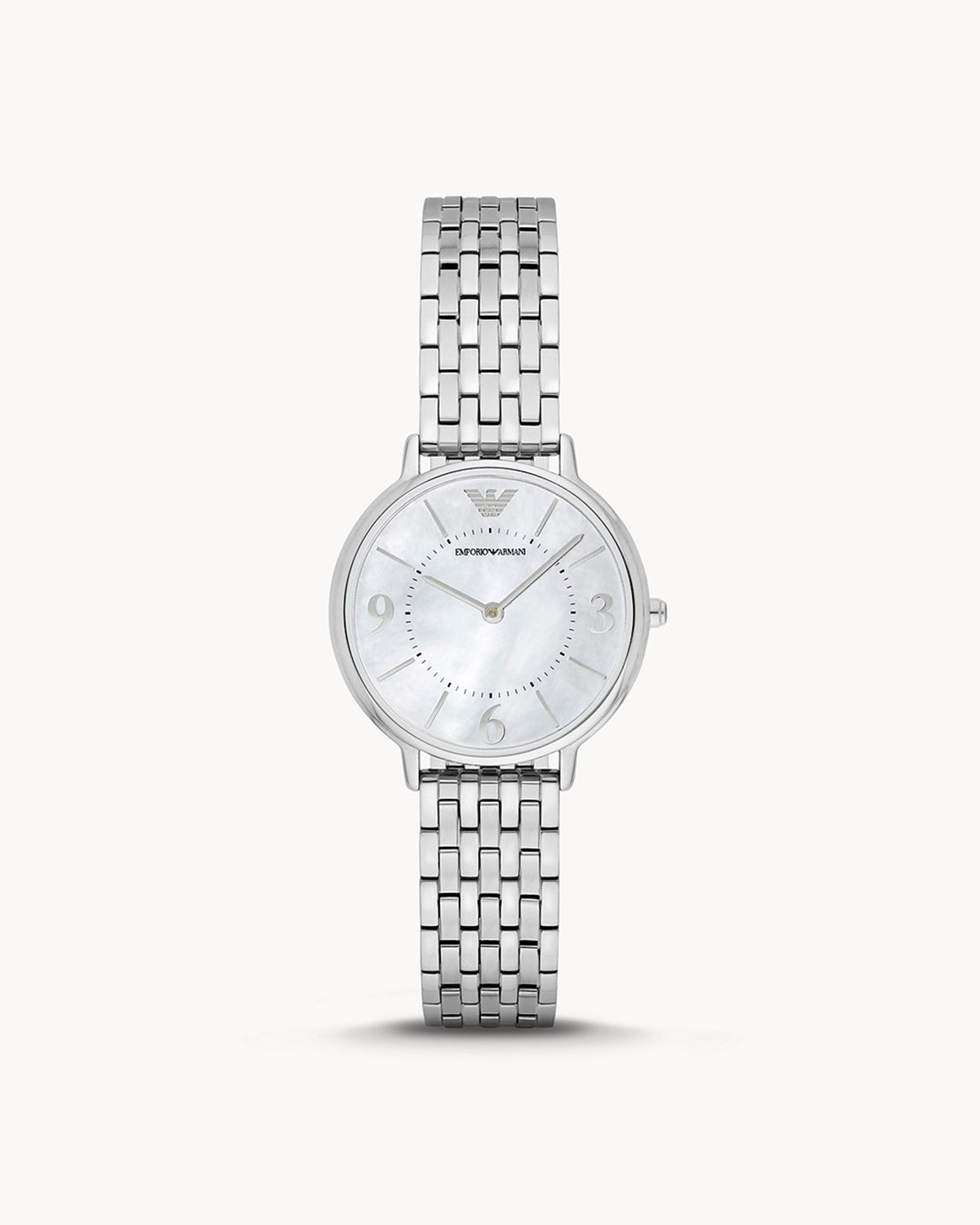 Emporio Armani AR2507 mother-of-pearl dial watch – front view