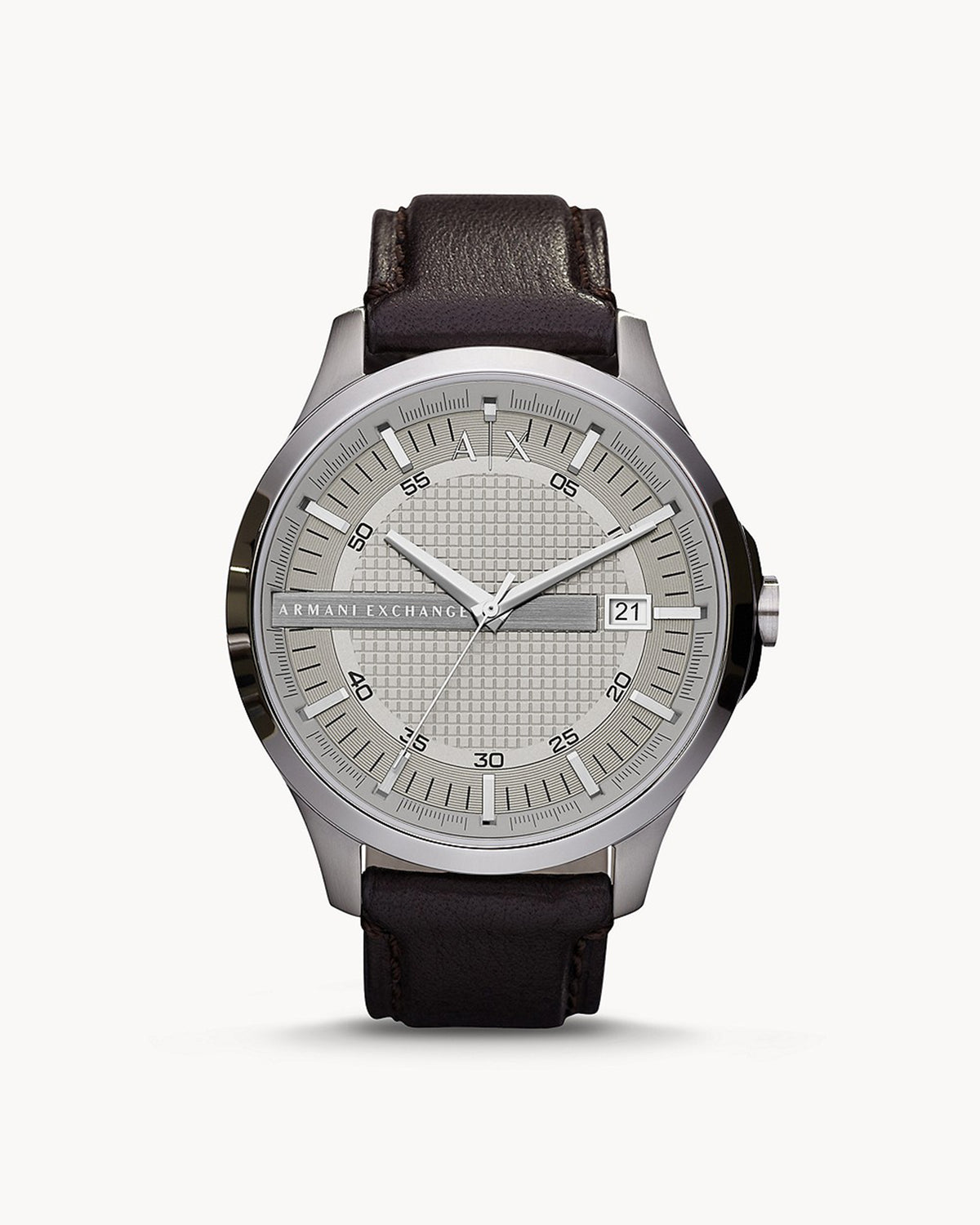 Armani Exchange Watch AX2100 (46mm, Silver-Tone)