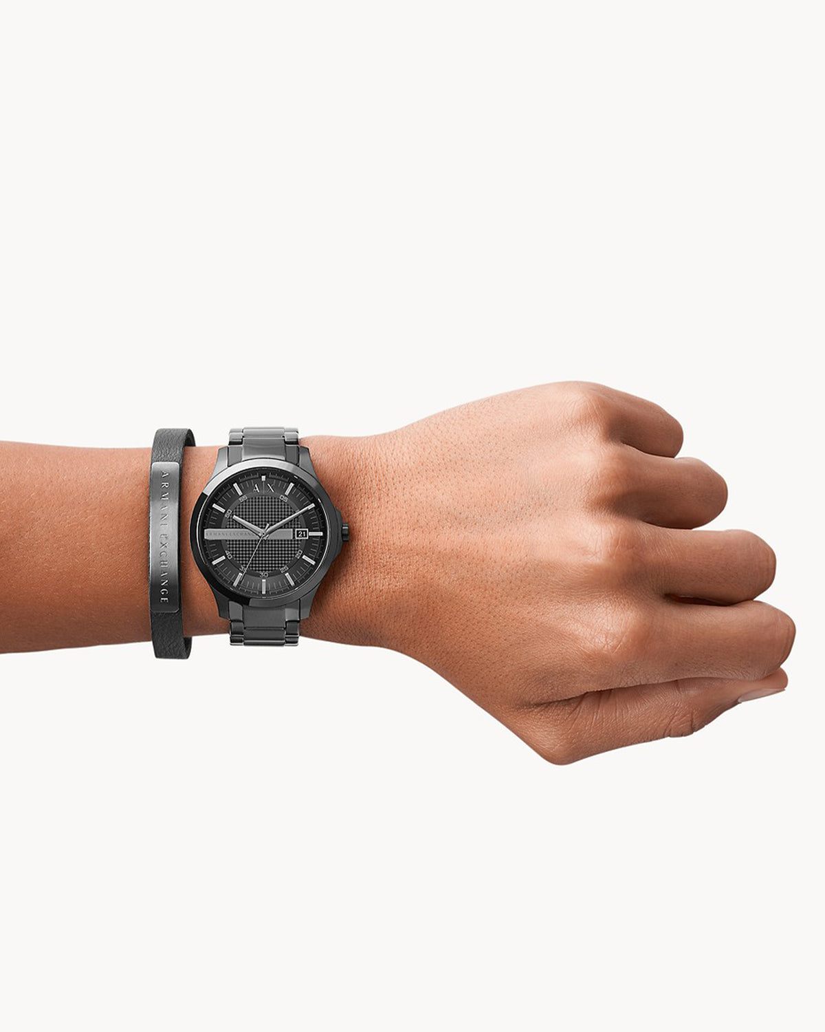 Armani Exchange Watch AX7101 (46mm, Black)