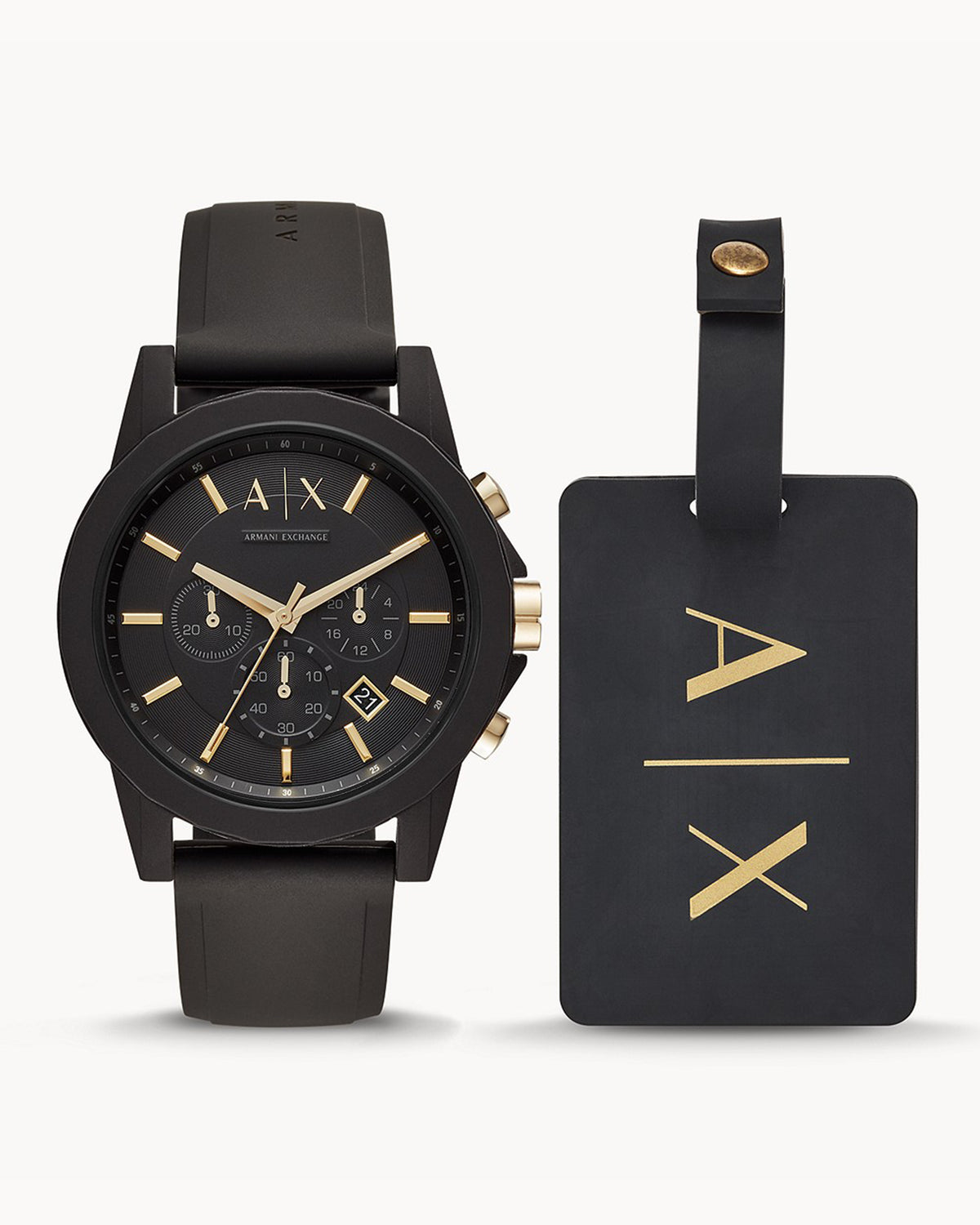 Armani Exchange Chronograph AX7105 (45mm, Black)