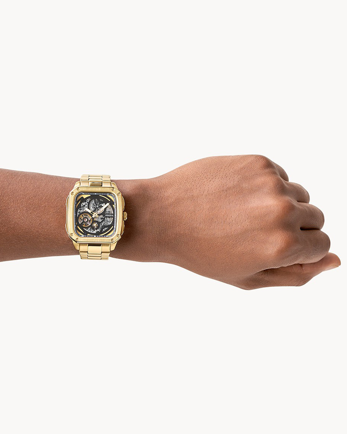 Fossil Inscription BQ2573 (42mm, Gold-Tone)