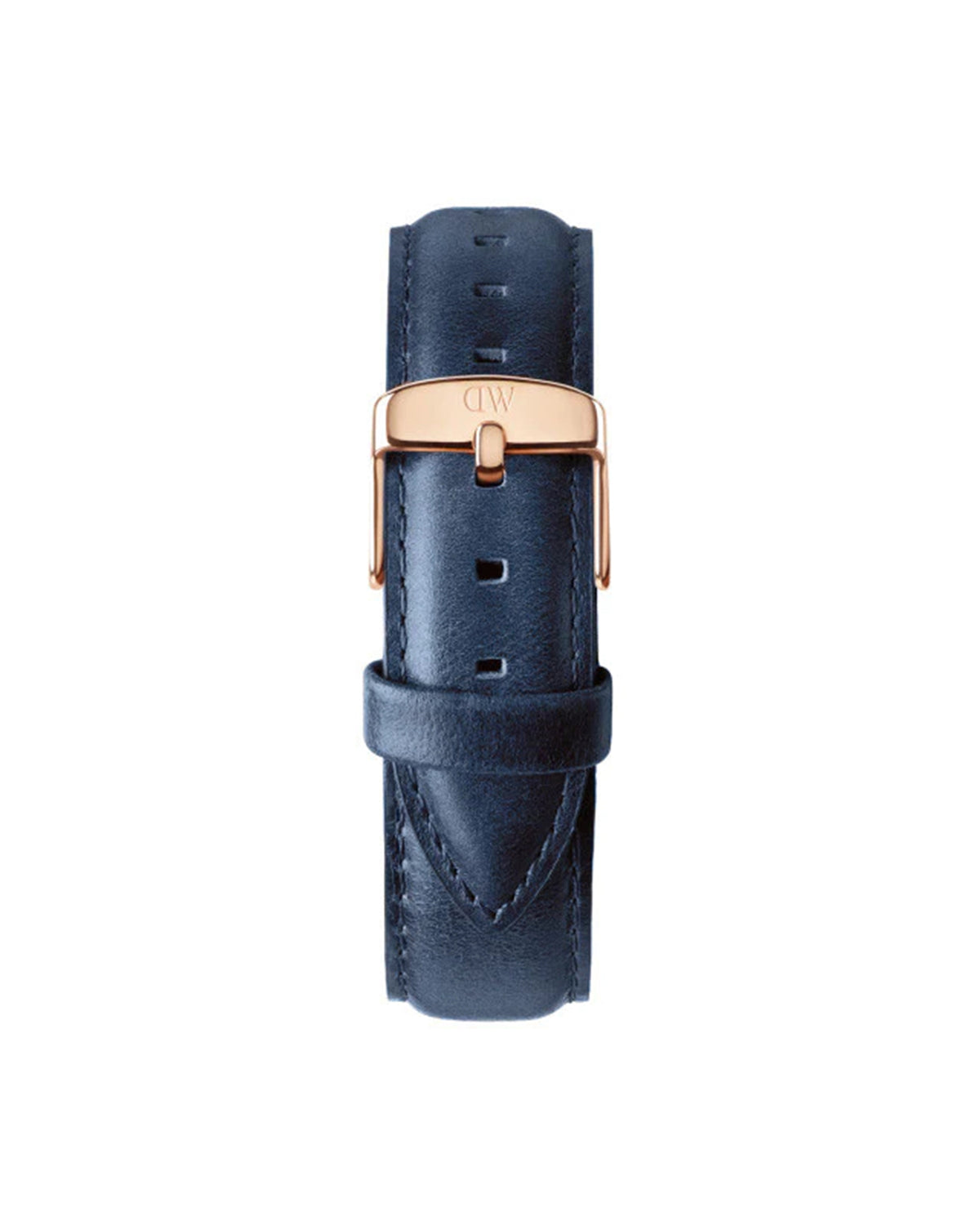 Daniel Wellington Classic Somerset DW00100121 - side profile showing blue leather strap