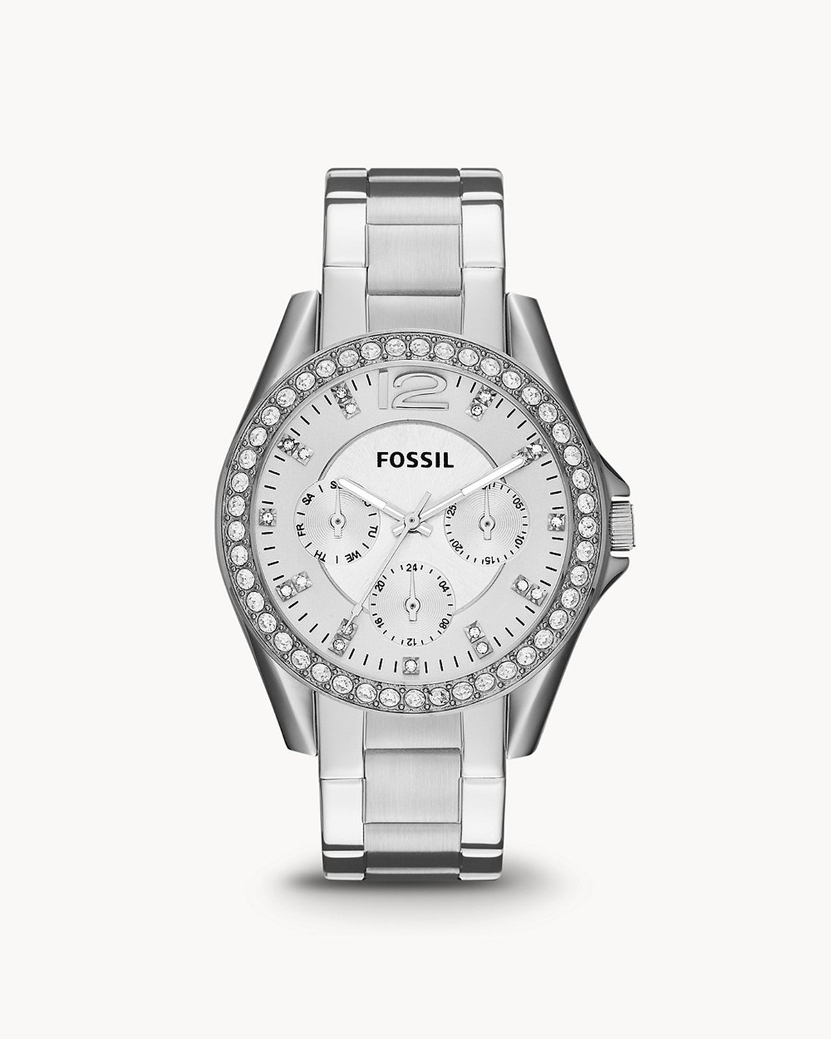 Fossil Riley ES3202 (38mm, Silver-Tone)
