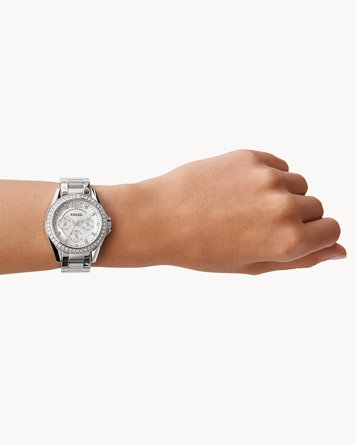 Fossil Riley ES3202 (38mm, Silver-Tone)