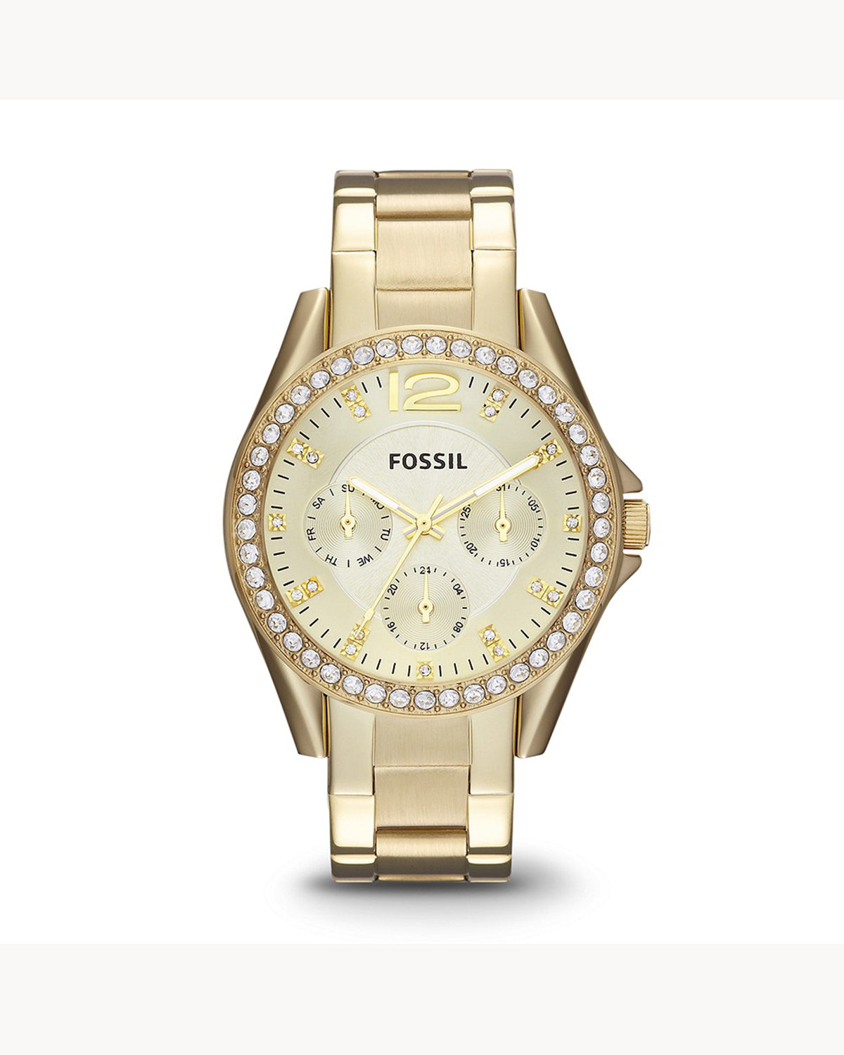 Fossil Riley ES3203 (42mm, Gold-Tone)