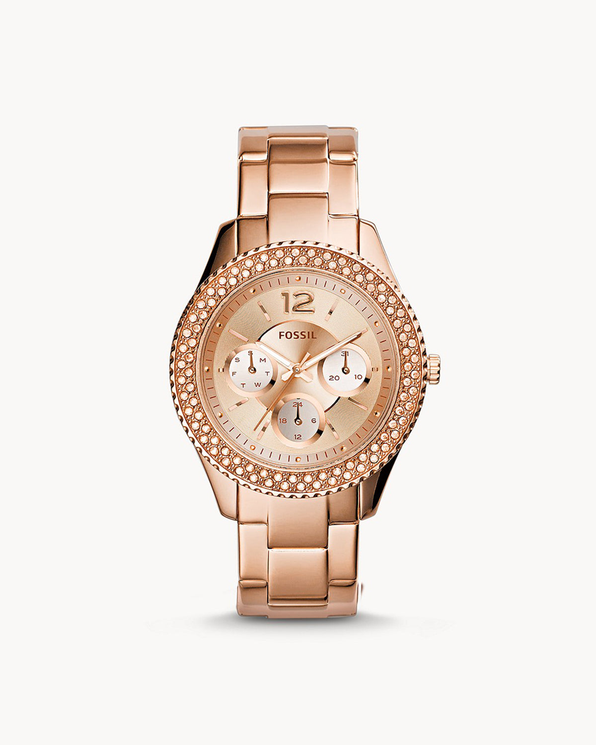 Fossil Stella ES3590 (38mm, Rose Gold-Tone)