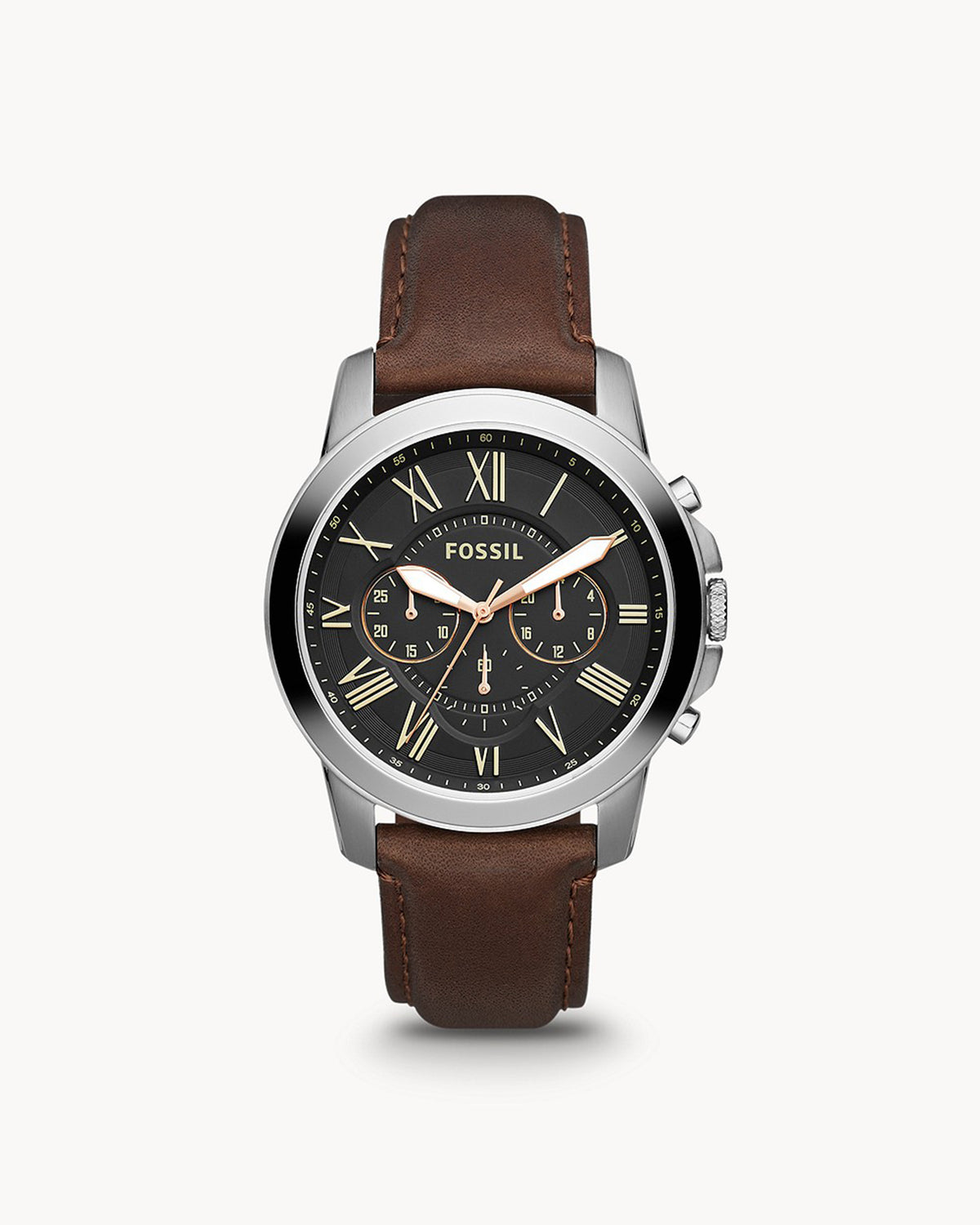 Fossil Grant FS4813 (45mm, Silver-Tone)