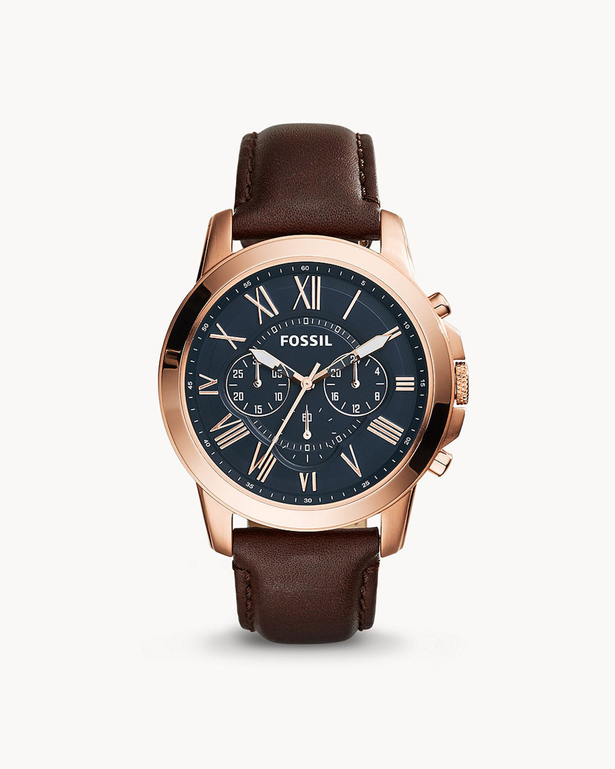 Fossil Grant Chronograph FS5068 (44mm, Rose Gold-Tone)