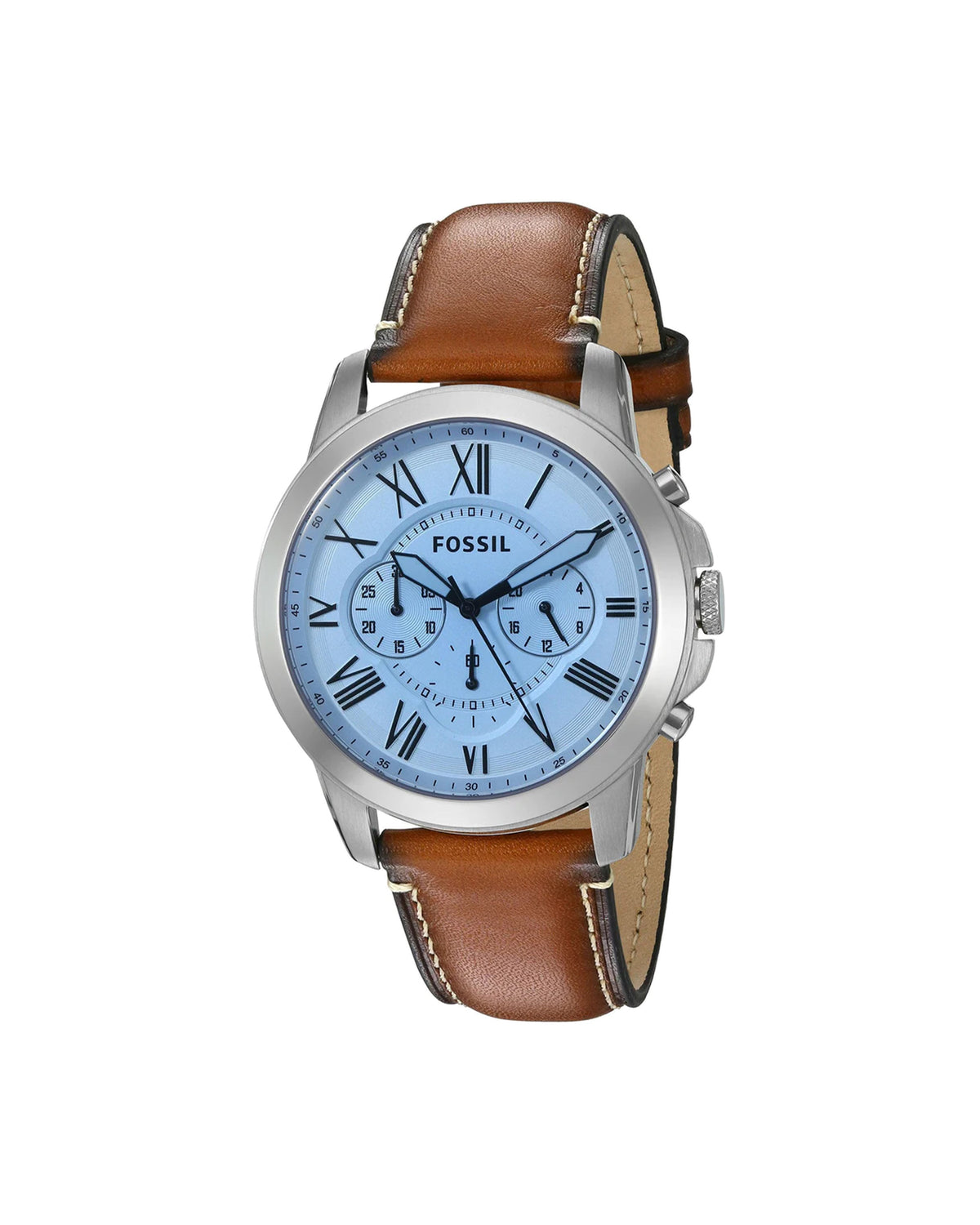 Fossil Grant Chronograph FS5184 (44mm, Silver-Tone)