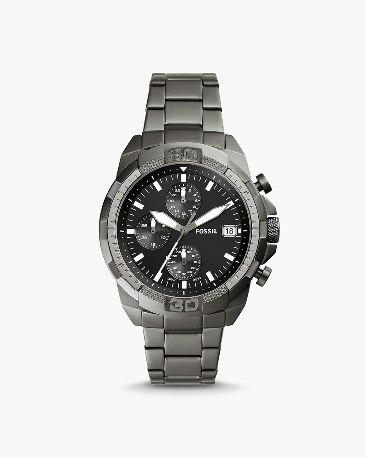 Fossil Bronson FS5852 (44mm, Silver-Tone)