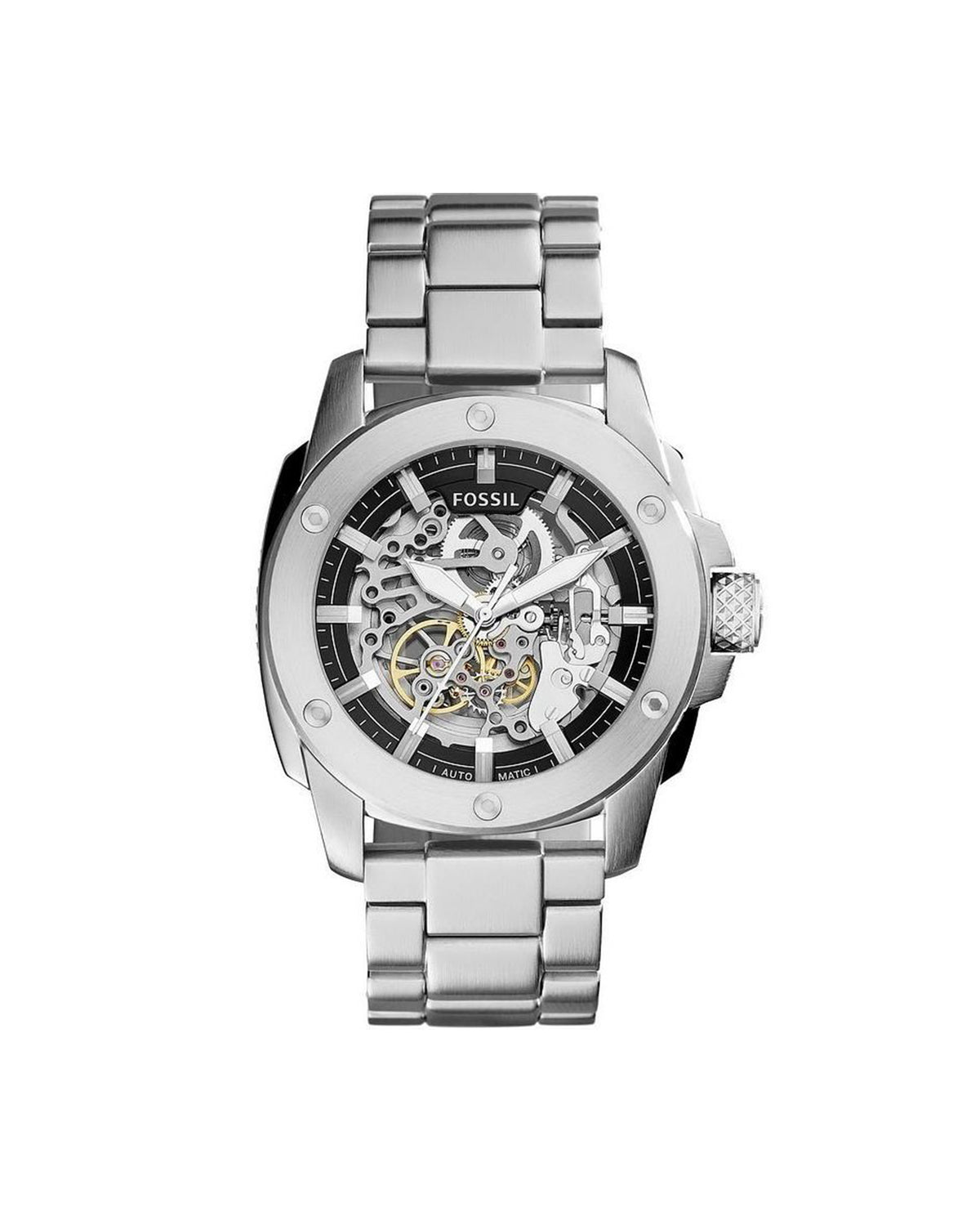 Fossil Modern Machine ME3081 (50mm, Silver-Tone)