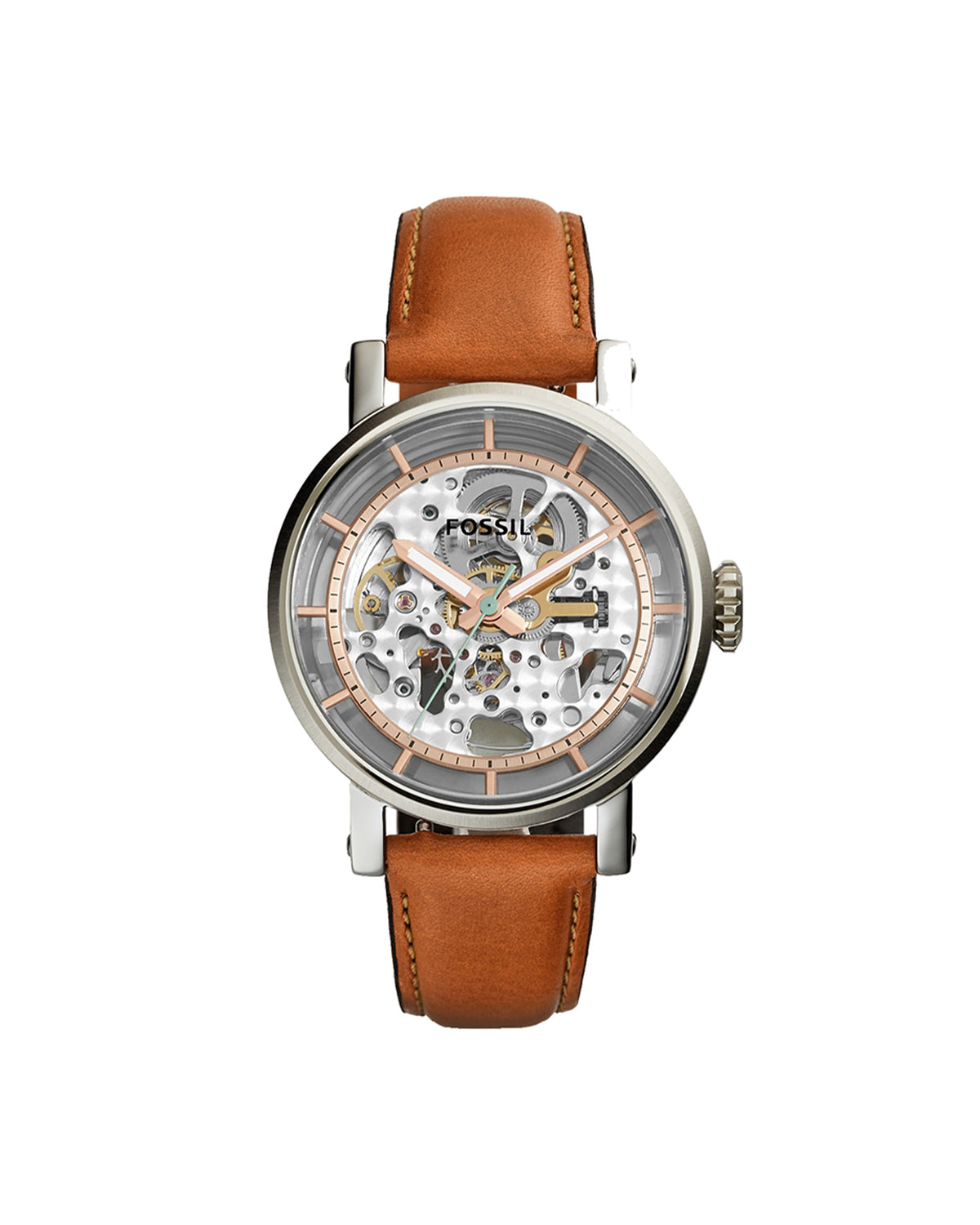 Fossil Original Boyfriend Automatic ME3109 (38mm, Silver-Tone)