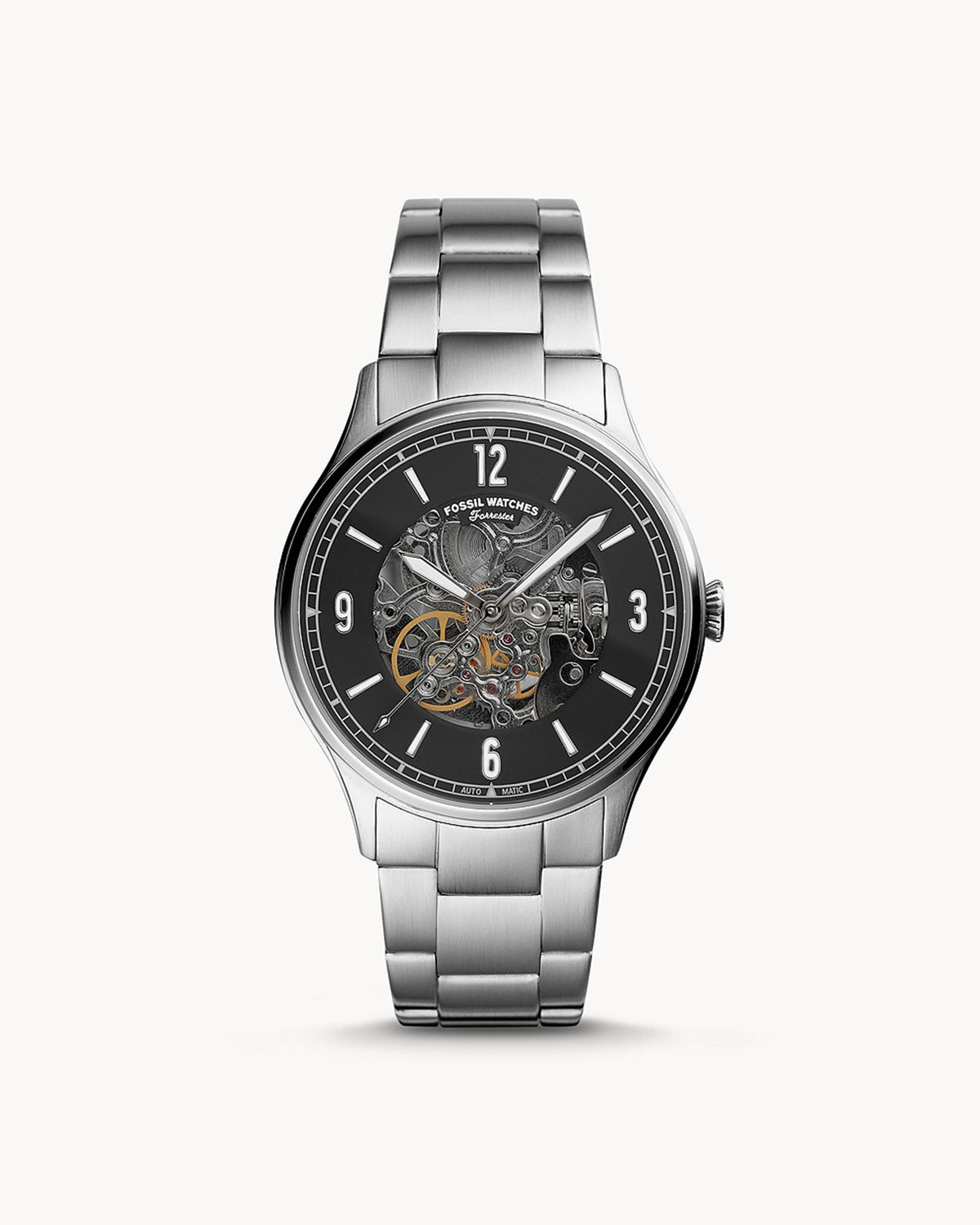 Fossil Forrester ME3180 (42mm, Silver-Tone)