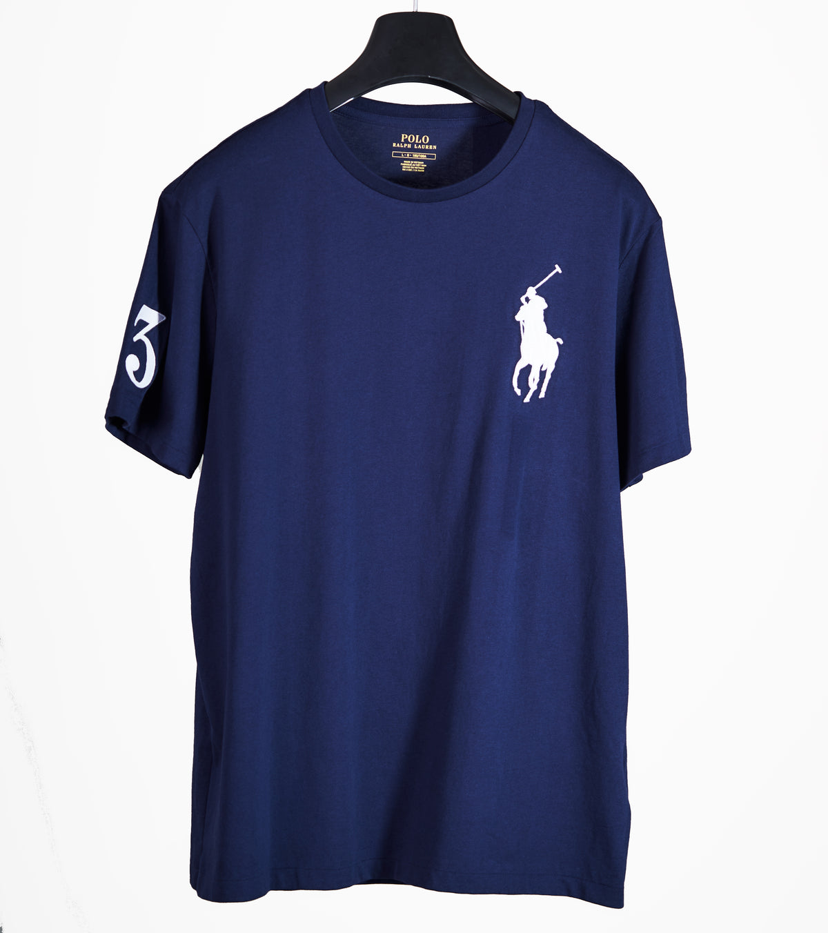 Ralph Lauren Jersey Crewneck T-shirt in navy
