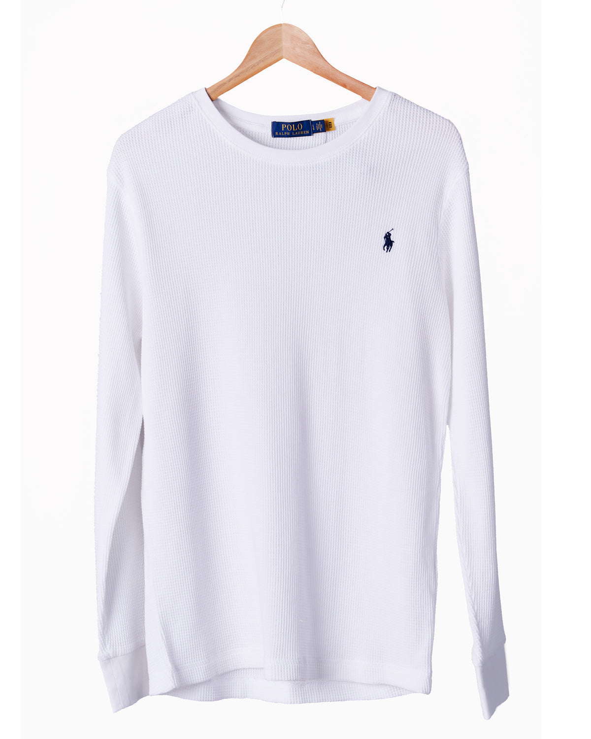 Ralph Lauren Cashmere Waffle Knit Sweater in white